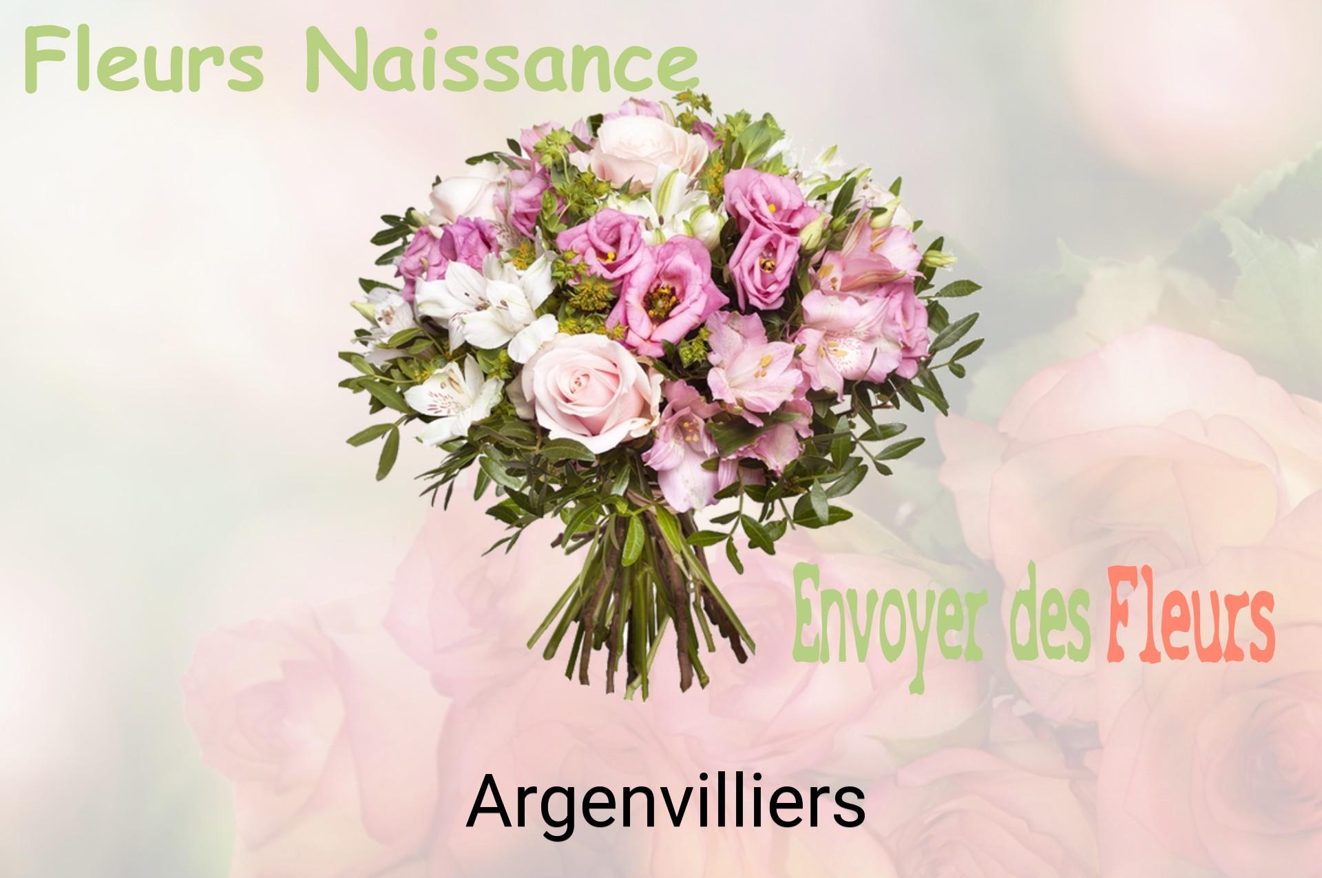 Bouquet de fleurs de naissance livré à Argenvilliers